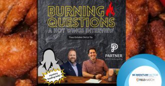 Momentum Factor sponsoring Partner Philosophy Burning Questions: A Hot Wings Interview Lunch & Learn on October 3 in Lehi, Utah.