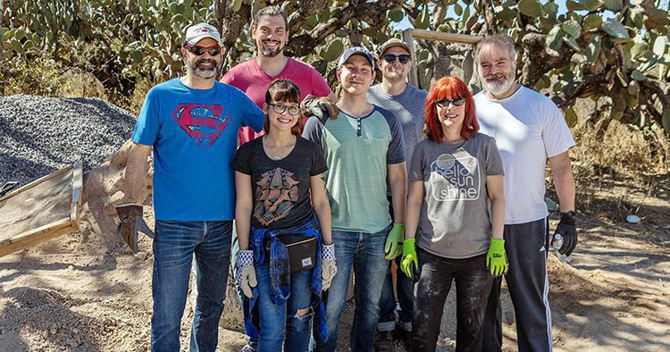Momentum Factor employees fund and build a home in Mexico through Casita Linda in 2018.