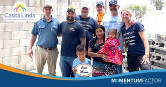 Momentum Factor donates and helps build two houses with Casita Linda in 2023.