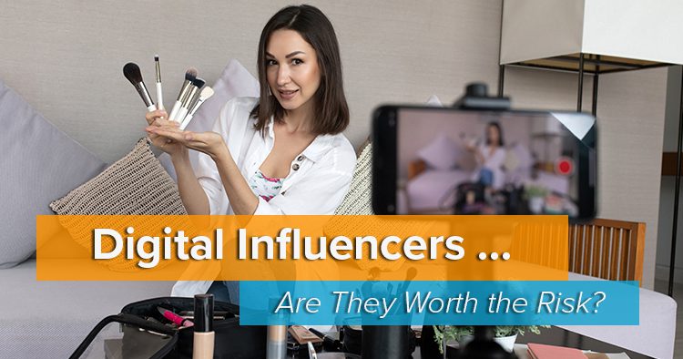 Digital Influencer utilizing social selling with sponsored content