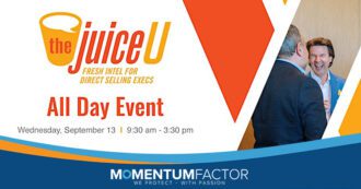 Momentum Factor sponsoring theJuiceU on September 13, 2023.