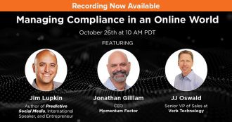 Verb Technology Webinar - Managing Compliance in an Online World - Recording Now Available